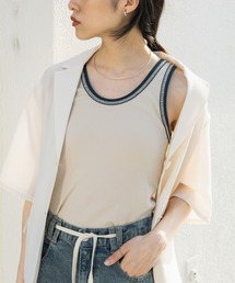 タンクトップ ノースリーブ バイカラータンクトップ レディース｜ZOZOTOWN Yahoo!店