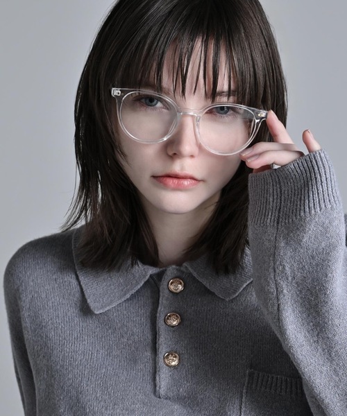 ADRER（アドラー） 伊達メガネ メガネ 眼鏡 UV cut prettier