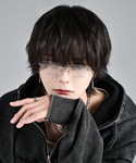 伊達メガネ メガネ 眼鏡 UV cut pre...の詳細画像3
