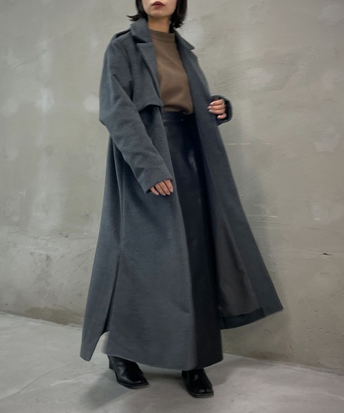 「&g'aime」 チェスターコート FREE ブラック レディース_画像3