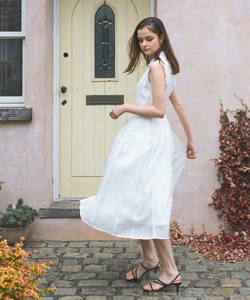 ERADIE（エラディエ） ワンピース Dot Jacquard Tape Lace one-piece