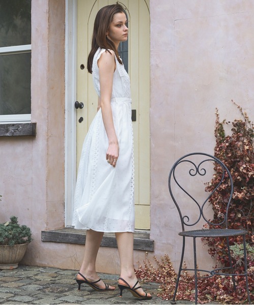 ERADIE（エラディエ） ワンピース Dot Jacquard Tape Lace one-piece