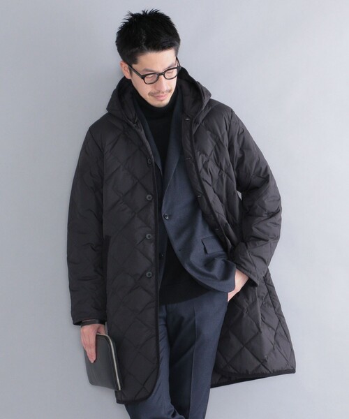 TAION（タイオン） ダウンコート「SHIPSコラボ」 LARGE ブラック