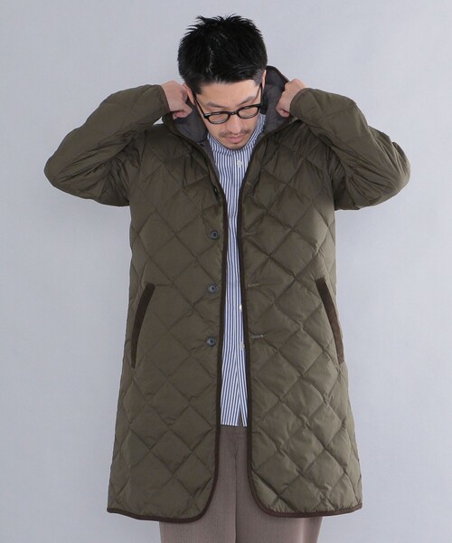 TAION（タイオン） ダウンコート「SHIPSコラボ」 LARGE ブラック