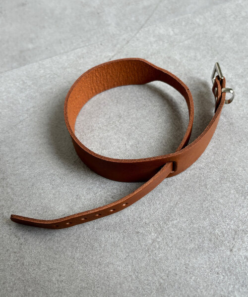 t*u様 マルジェラ本人期 ベージュレザー ブレスレット バックル付き t*u様 マルジェラ本人期 ベージュレザー ブレスレット バックル付き