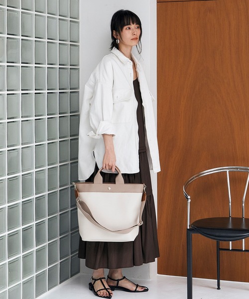 「Breath TOPKAPI」 2WAYバッグ FREE ライトベージュ レディース_画像3