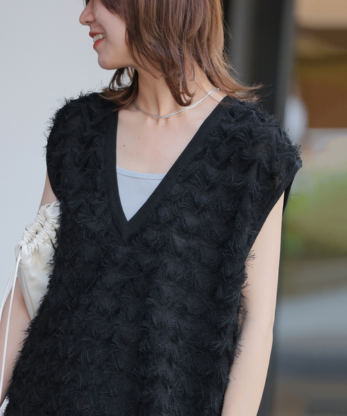 JOURNAL STANDARD relume ベスト ジレ 「WEB限定追加2」フリンジ