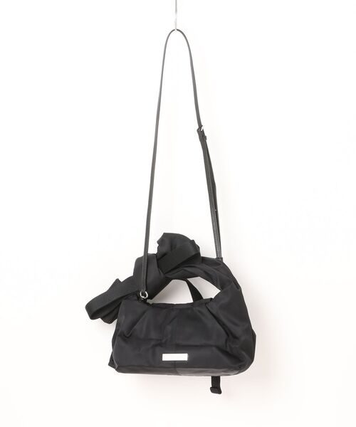 MARC JACOBS ザ ボウ ナイロン サック ミニバッグ 黒 MARC JACOBS ハンドバッグ THE BOW NYLON SACK BAG MINI/ザ ボウ
