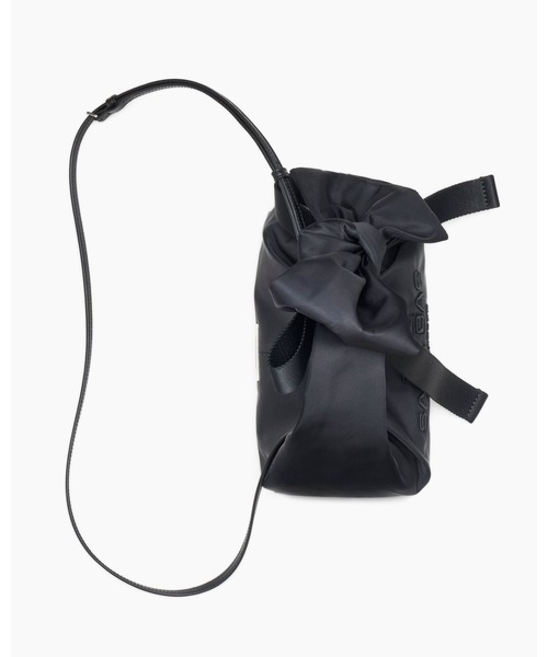 【MARC JACOBS】ザ ボウ ナイロン サック ミニバッグ 黒※送関込 MARC JACOBS ハンドバッグ THE BOW NYLON SACK BAG MINI/ザ ボウ