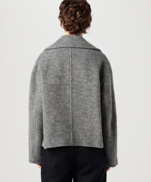 「MACPHEE」 ピーコート 36 ライトグレー レディース_画像5