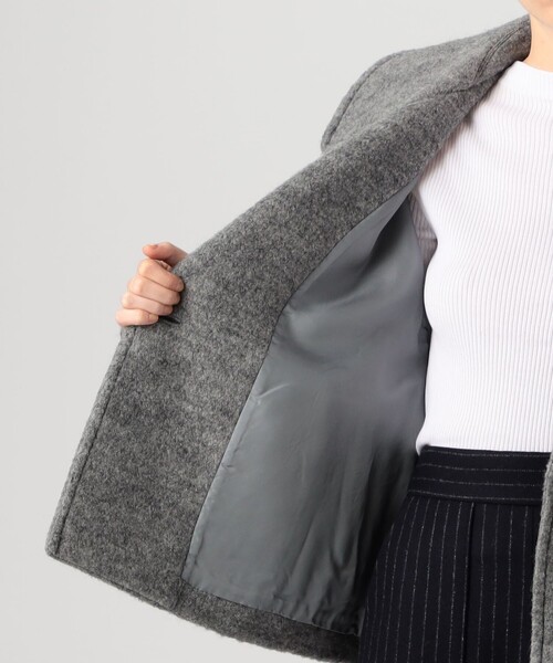 「MACPHEE」 ピーコート 36 ライトグレー レディース_画像6