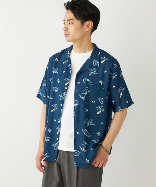 SHIPS Colors（シップスカラーズ） アロハシャツ シャツ 半袖 SHIPS