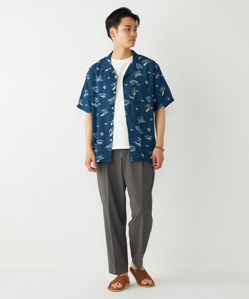 SHIPS Colors（シップスカラーズ） アロハシャツ シャツ 半袖 SHIPS