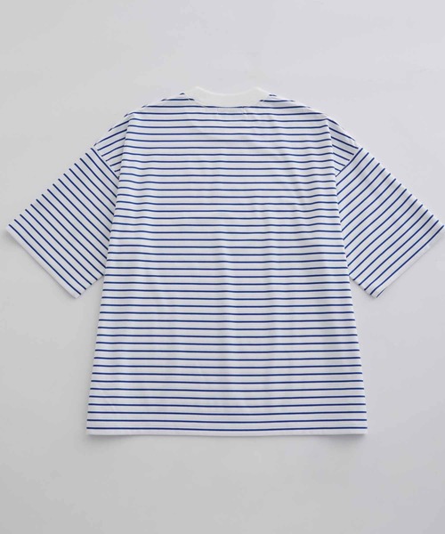「ADAM ET ROPE'」 半袖Tシャツ L ネイビー メンズ