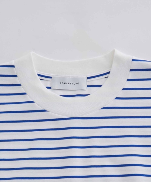 「ADAM ET ROPE'」 半袖Tシャツ L ネイビー メンズ