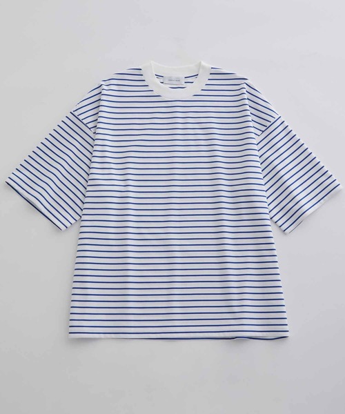 「ADAM ET ROPE'」 半袖Tシャツ L ネイビー メンズ