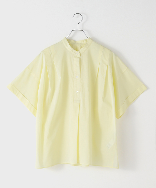 ブラウス シャツ ON/OFFどちらにも決まる。コットンボイルタックワイドプルオーバー レディース JOURNAL STANDARD relume ブラウス シャツ ON/OFFどちらにも