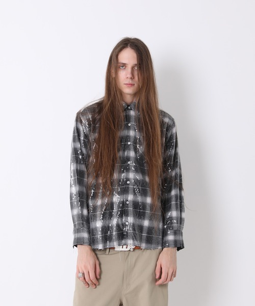 afbスパンコールシャツmサイズ AFB シャツ SPANGLE SHIRTS L/S メンズ : ZOZOTOWN Yahoo!店
