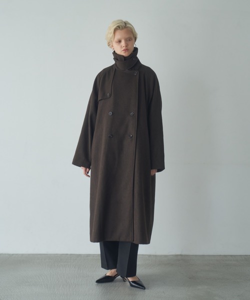 Happy John」 ステンカラーコート FREE ブラック レディース