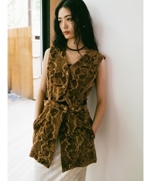 sahara（サハラ） ベスト ジレ Multi Way Jacquard Vest/マルチウェイ