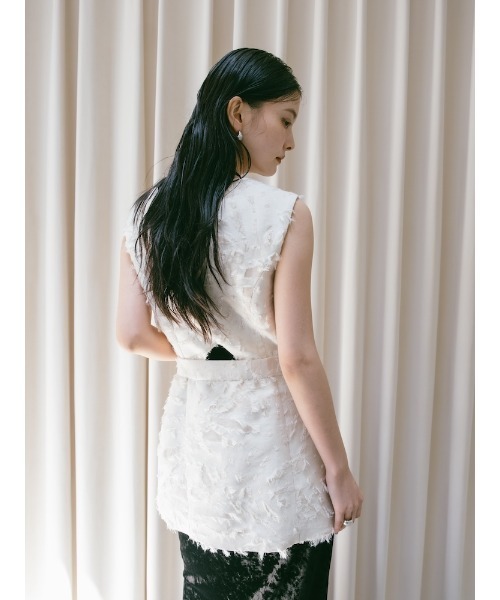 sahara（サハラ） ベスト ジレ Multi Way Jacquard Vest/マルチウェイ