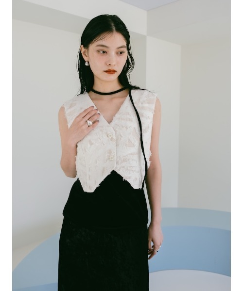 sahara（サハラ） ベスト ジレ Multi Way Jacquard Vest/マルチウェイ