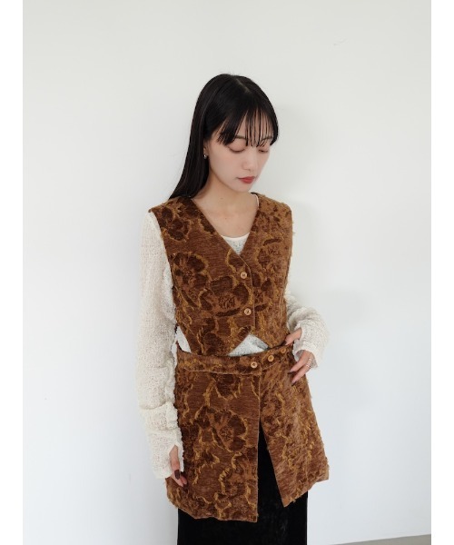 sahara（サハラ） ベスト ジレ Multi Way Jacquard Vest/マルチウェイ
