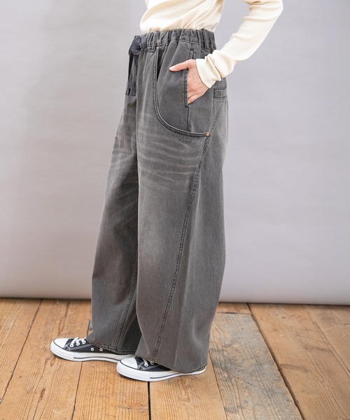 URCH RNA ワイドパンツ ジーンズ デニム デニムパンツ R4361 前