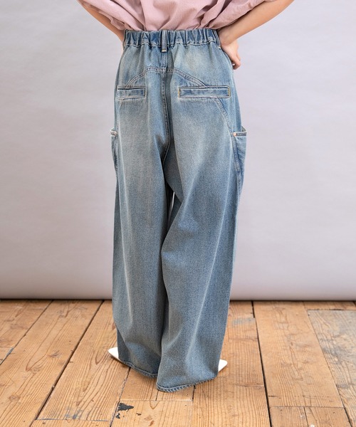 URCH RNA ワイドパンツ ジーンズ デニム デニムパンツ R4361 前