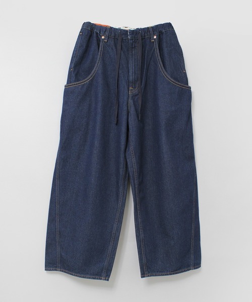 【RNA】デニムワイドパンツ URCH RNA ワイドパンツ ジーンズ デニム デニムパンツ R4361 前