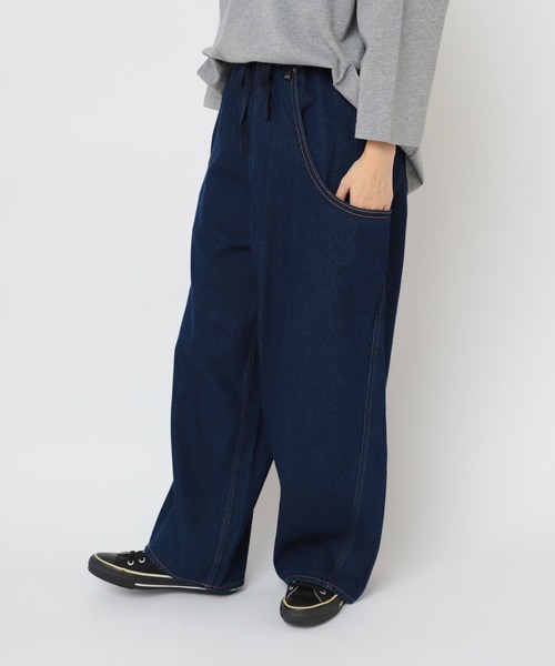 URCH RNA ワイドパンツ ジーンズ デニム デニムパンツ R4361 前