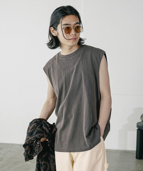 BAYFLOW（ベイフロー） tシャツ カットオフノースリーブ メンズ