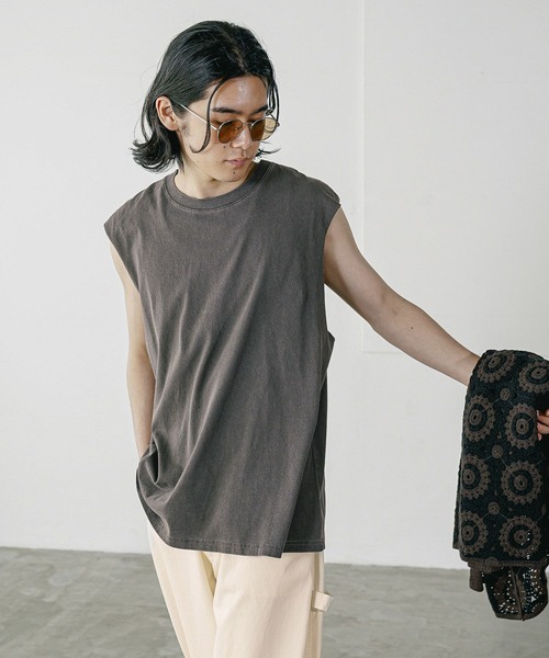 BAYFLOW tシャツ カットオフノースリーブ メンズ : ZOZOTOWN Yahoo!店