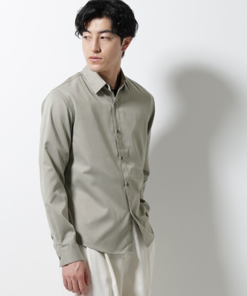 lacquer&C. レギュラーカラーシャツ size15H-39 日本製 レギュラーカラースタンダードワイシャツ【NON IRONTECH