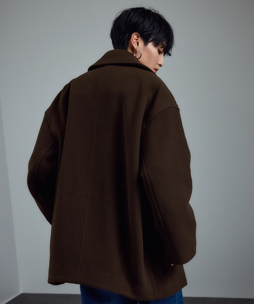 SALON adam et rope' ピーコート pコート 「WEB限定」MANTECO