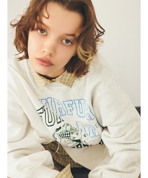 FURFUR トレーナー スウェット リメイクデザインスウェット