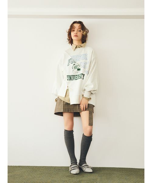FURFUR トレーナー スウェット リメイクデザインスウェット