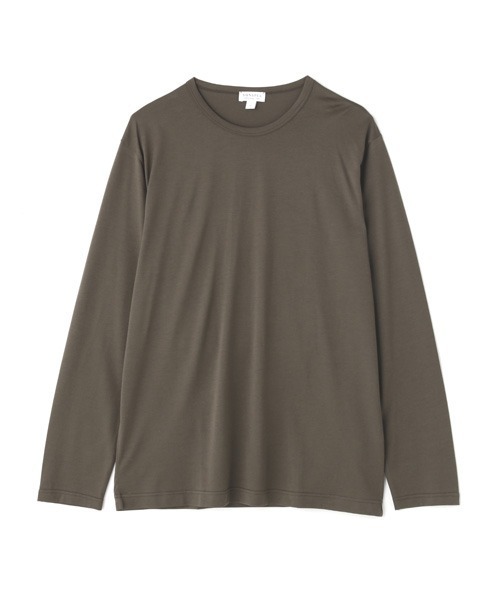 「SUNSPEL」 長袖Tシャツ SMALL オリーブ メンズ