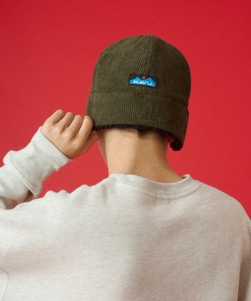 KAVU（カブー） ニット帽 ニットキャップ FUR BALL FUDD/ファーボール