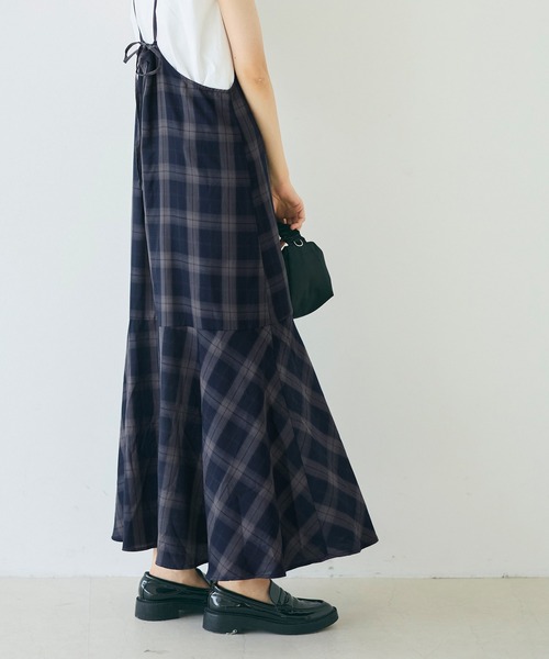 coca（コカ） ワンピース チェックキャミワンピース : ZOZOTOWN Yahoo