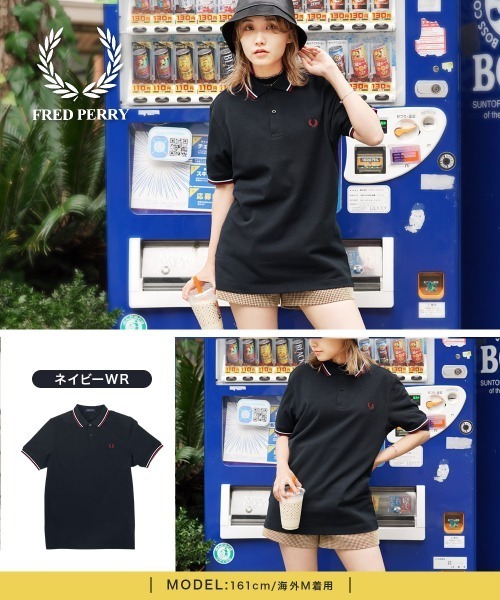 FRED PERRY（フレッドペリー） ポロシャツ FRED RERRY TWIN TIPPED