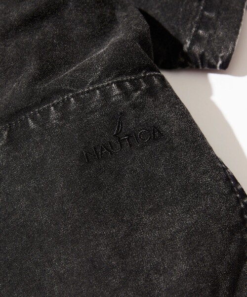 「NAUTICA」 半袖シャツ LARGE ベージュ メンズ_画像5