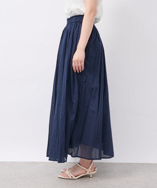 「un dix cors」 ロングスカート FREE ネイビー レディース_画像5