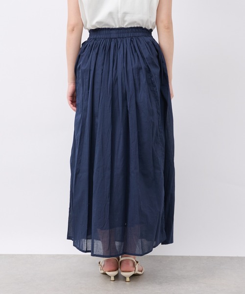 「un dix cors」 ロングスカート FREE ネイビー レディース_画像6