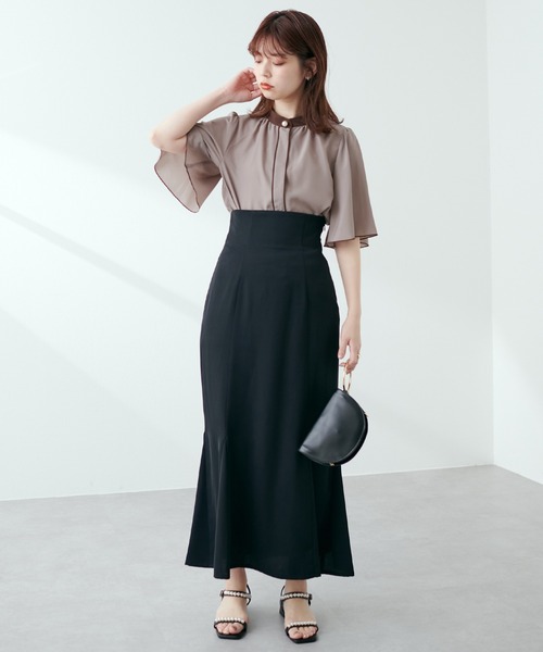 「natural couture」 半袖ブラウス FREE オフホワイト レディース_画像9