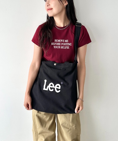 Lee（リー） トートバッグ BIG 2WAY トートバッグ/ロゴ刺繍/A3収納
