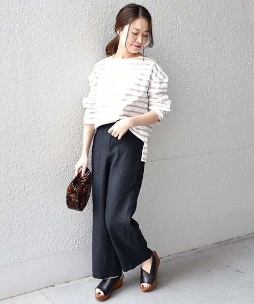 「liflattie ships」 パンツ MEDIUM グリーン レディース_画像6