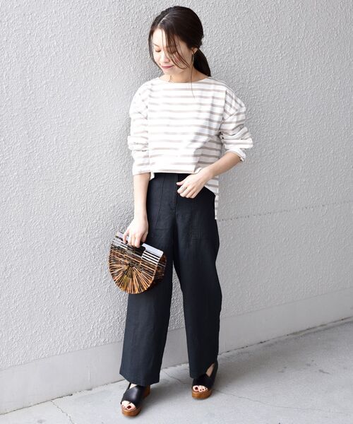 「liflattie ships」 パンツ MEDIUM グリーン レディース_画像7