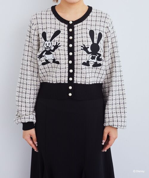 Disney（ディズニー） カーディガン オズワルド/MIXニットカーディガン