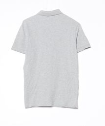 「LACOSTE」 ワンポイント半袖ポロシャツ X-SMALL グレー メンズの画像2